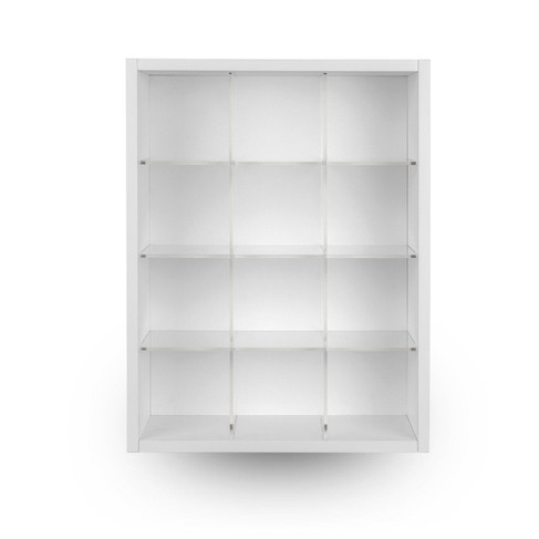 Chroma Wall Mount Hair Color Storage Rack in White