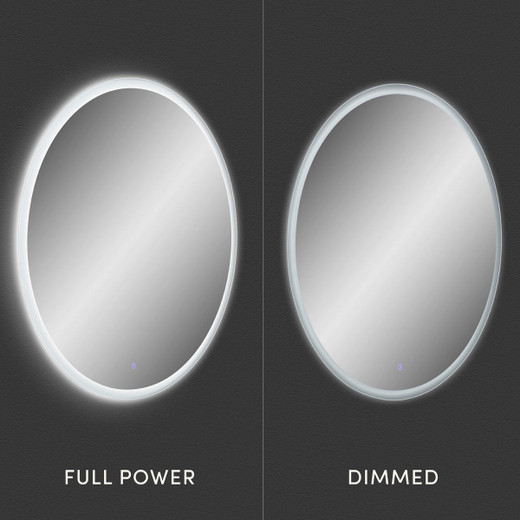 Luna 36" Round LED Backlit Mirror