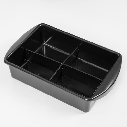 Black Salon Cart with Locking Doors, Trays & Storage Bins