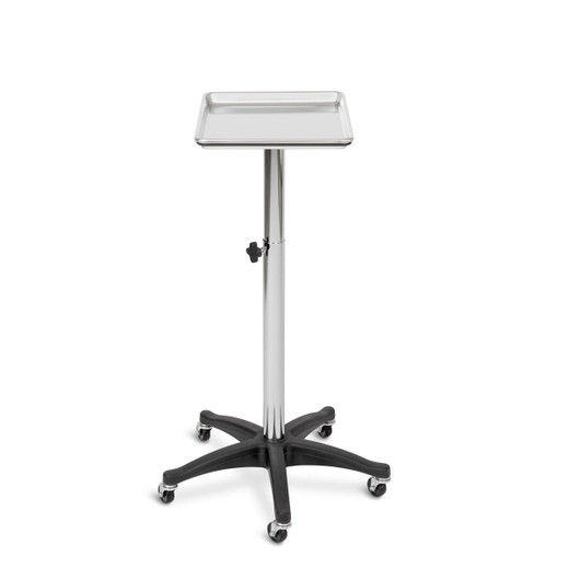 Aluminum Mobile Service Tray shown from front view