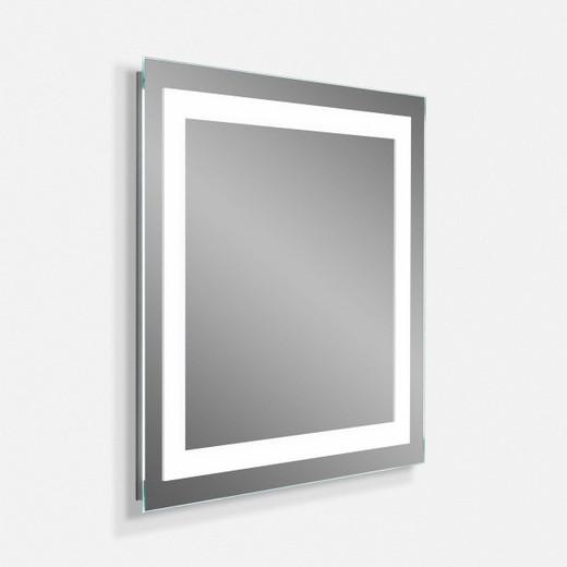 Lucia LED Color Correct 36" Square Mirror - Made in USA