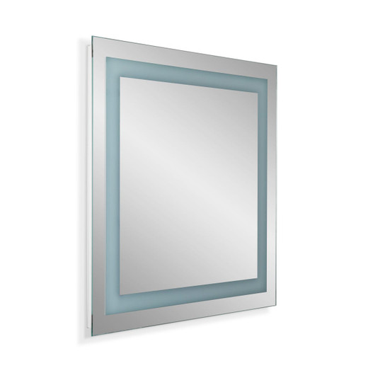 Lucia LED Color Correct 36" Square Mirror - Made in USA