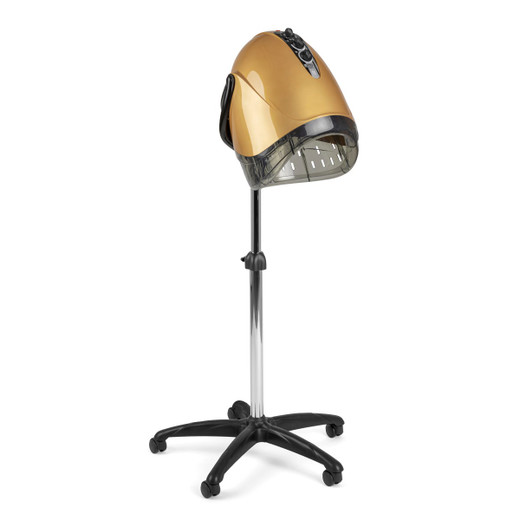 Respiro Hooded Ionic Dryer in Gold by Minerva - Made in Italy