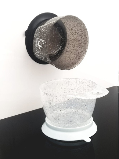 Colortrak Galaxy Glitter Bowls with Removable Suction Ring