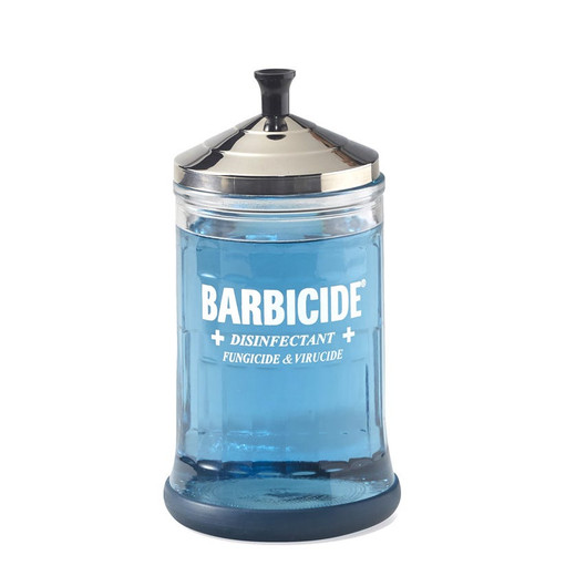 BARBICIDE Medium Glass Disinfectant Jar - 21 oz. | Minerva Beauty