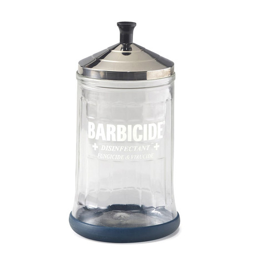 BARBICIDE Medium Glass Disinfectant Jar - 21 oz. | Minerva Beauty