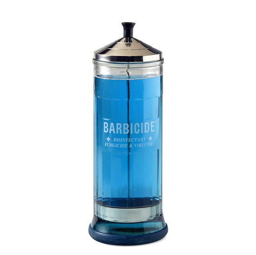 BARBICIDE Large Glass Disinfectant Jar - 37 oz. | Minerva Beauty