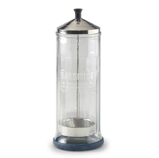 BARBICIDE Large Glass Disinfectant Jar - 37 oz. | Minerva Beauty