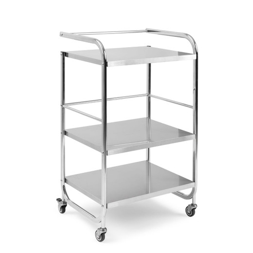 Cassia 3-Tier Spa & Salon Cart with Stainless Steel Frame