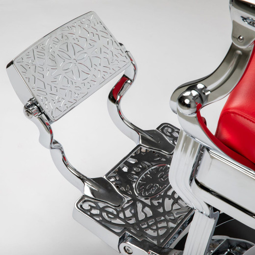 Pagano Barber Chair in Cardinal Red