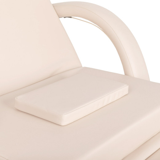 Eden Electric Facial Bed in Beige with cushion