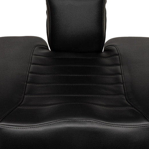 Nova Hydraulic Multifunction Tattoo Chair in Black seat contouring Nova Hydraulic Multifunction Tattoo Chair in Black seat contouring