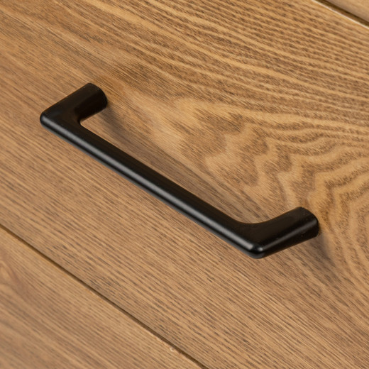 Reid Styling Station in Antique Umber with Hairpin Legs or Wall-Mounted showing handle Reid Styling Station in Antique Umber with Hairpin Legs or Wall-Mounted showing handle