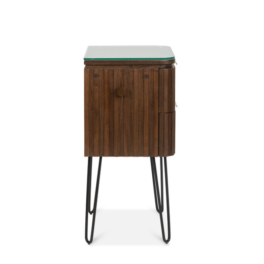 Hayes Styling Station Hairpin Legs or Wall-Mount shown from the side