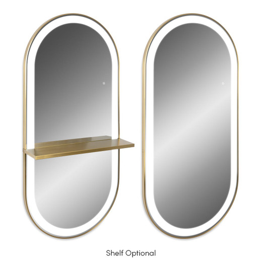 Avalon Single Sided LED Mirror Styling Station Avalon Single Sided LED Mirror Styling Station