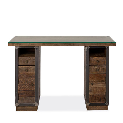 Iroquois Manicure Table Made from Reclaimed Wood | Professional