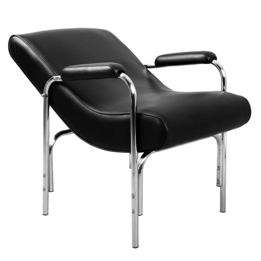 Clermont Lounge Shampoo Chair in Black | Hair Salon Shampoo Chair