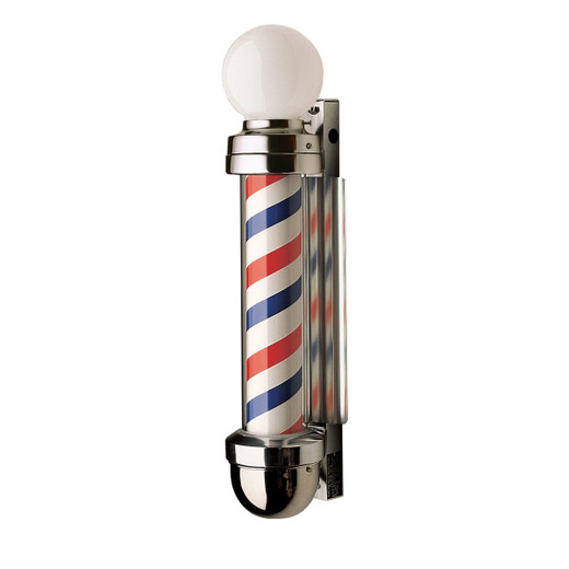 Marvy Barber Pole Model #405-TL | Indoor/Outdoor Rotating Light-Up