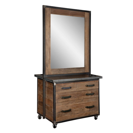 Lakota Double Sided Salon Styling Station - Barber Shops, Beauty