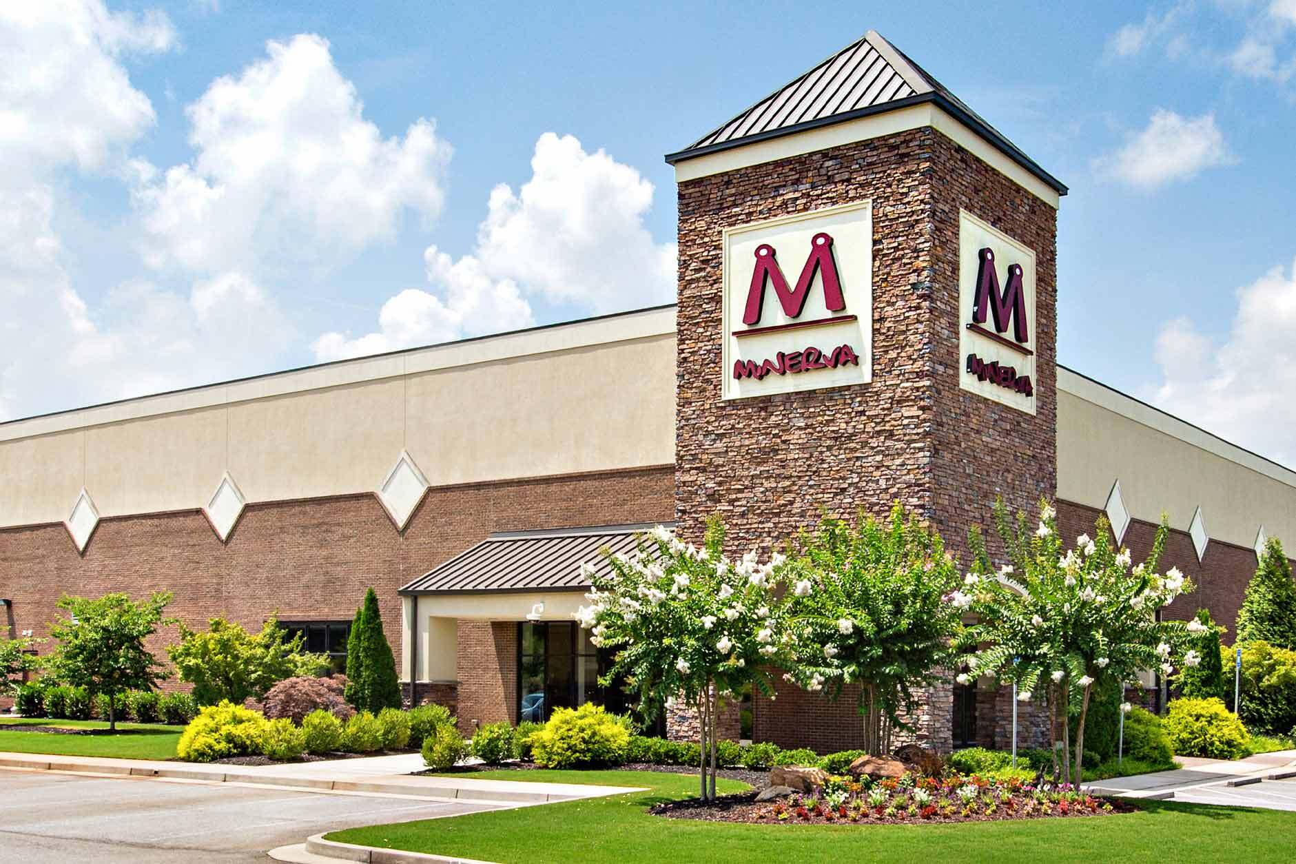 Minerva Beauty Showroom located an hour outside of Atlanta, GA in Monroe, GA