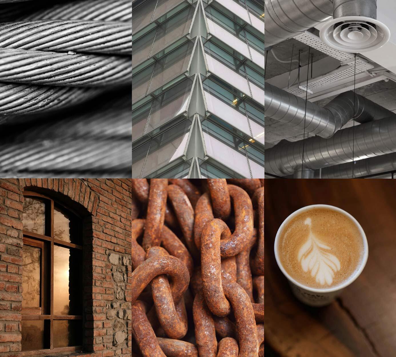 Which colors set the tone?