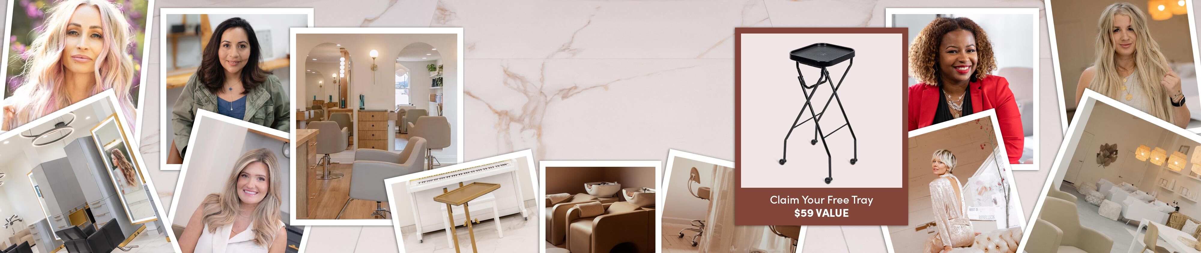 Celebrate Women’s History Month with a <b>FREE fold-away tray and 15% OFF orders $1500+ — now through 3/16.