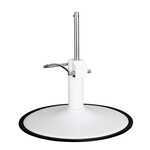 Round White Powder Coat