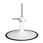 Round White Powder Coat