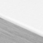 Glossy White with Stainless Edge