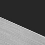 Glossy Black with Stainless Edge