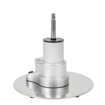 Battery Powered Electric Round Silver