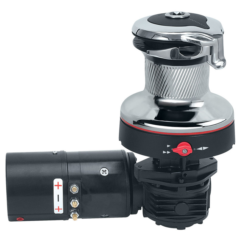 Harken Radial Rewind Size 40 Electric Chrome Winch Left Mount