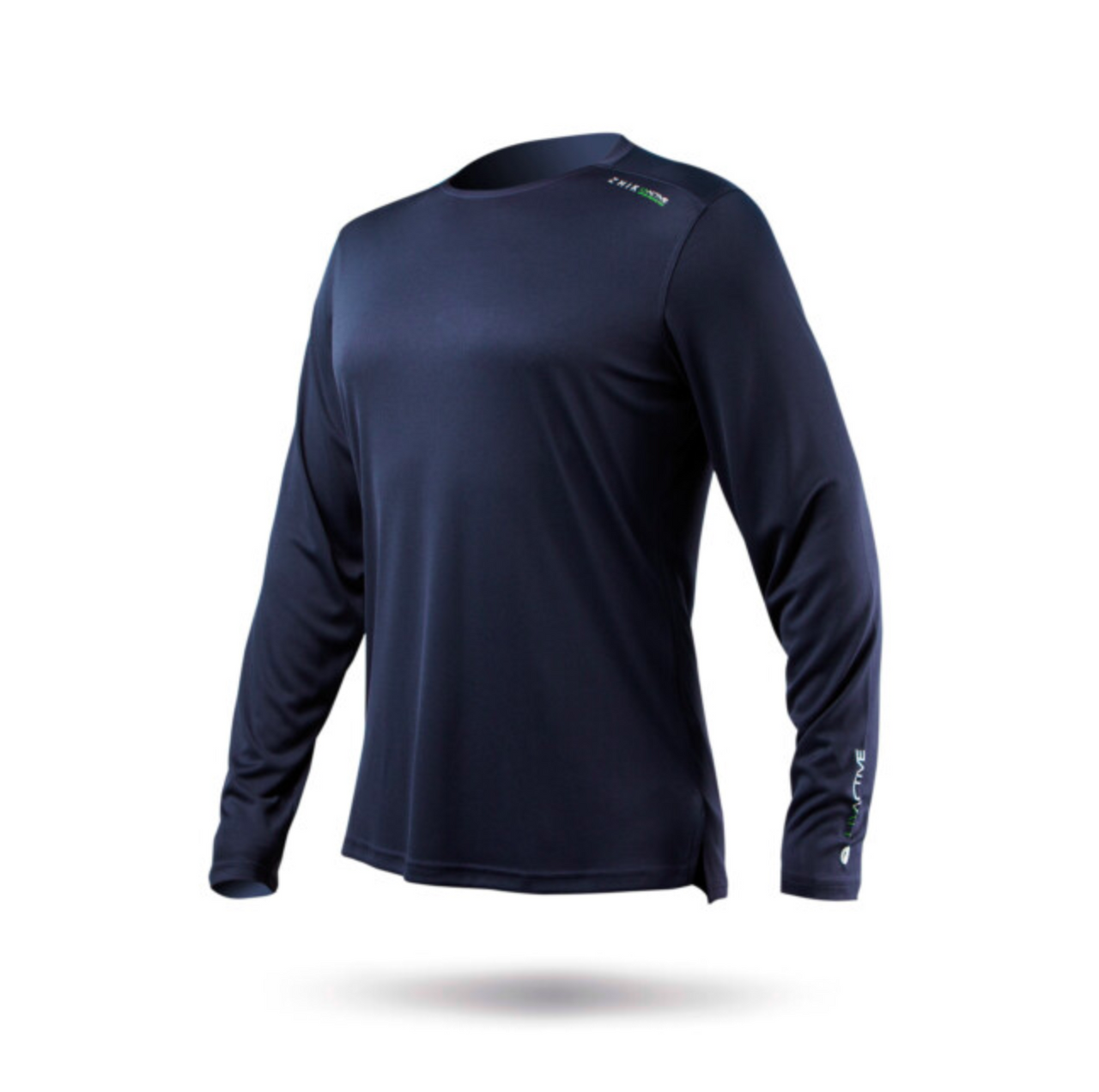YGM×Advanced.Research L/S NAVY L Zhik Mens UVActive Long Sleeve Top - Navy - Vela Sailing Supply