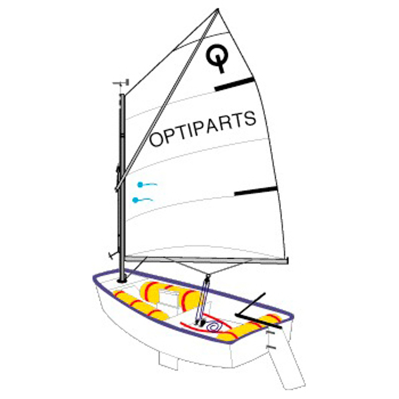 Optiparts Sail, Optiparts Club, no window or class button
