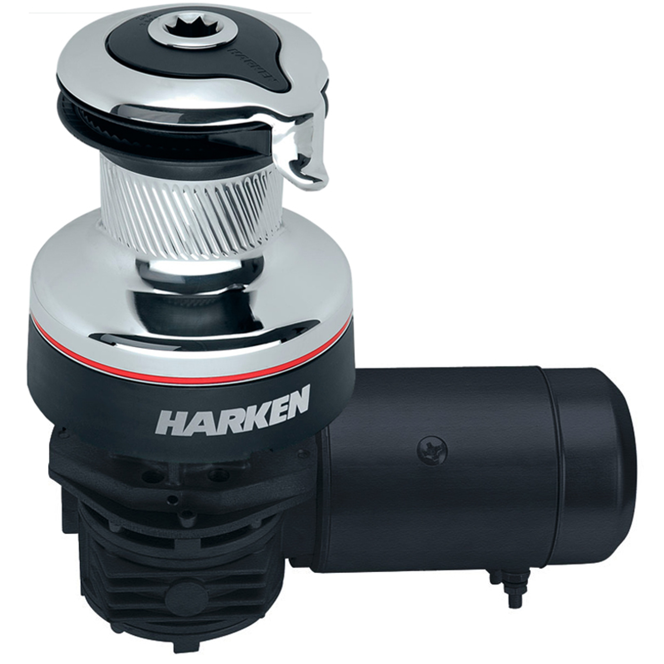 Harken Radial 3 Speed Electric ST Size 70 Chrome Winch Horizontal 24 Volt