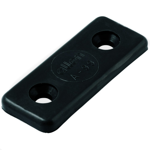 Allen Brothers 47mm Toe Strap Plate - Black