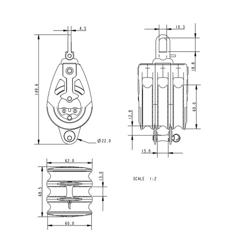 Allen Brothers 60MM DynamicTriple With Becket
