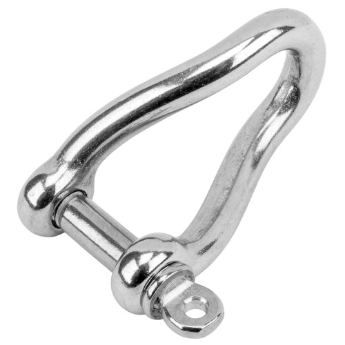Allen Brothers 5mm Stainless Steel Forged Twisted Shackle
 Allen Brothers 5mm Stainless Steel Forged Twisted Shackle