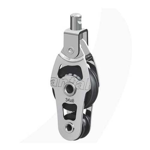 Antal 34mm Fiddle Block w/ Swivel Head