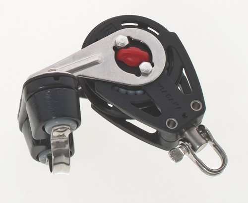 Fiddle Ball Bearing Composite Block w//Cam Cleat /& Becket Viadana 57mm 2 1//4/"