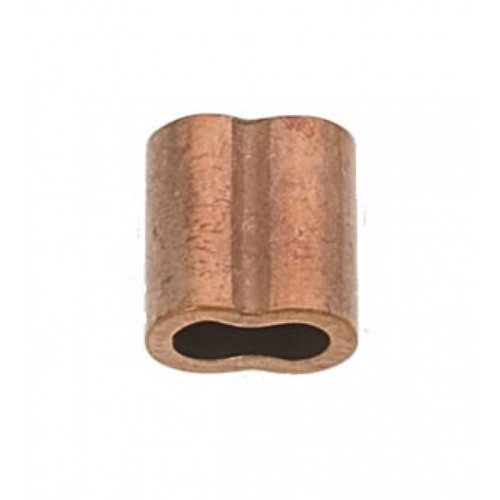 Viadana Copper Sleeve for Pressing, Cable  5mm, Length 21mm