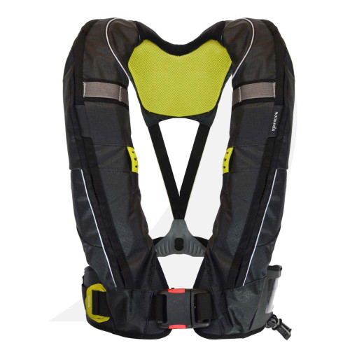 Spinlock Deckvest DURO SOLAS Twin Chamber 275N Lifejacket Black DW-SLS/A Front