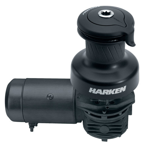 Harken Performa 2 Speed Electric ST Size 40 Alum Winch Horizontal Left Mount 12 Volt