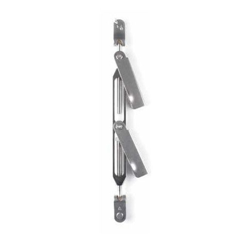 Johnson Marine Handy-Lock 02 Series Open Body Turnbuckles Jaw & Jaw 1/4 with 1 Quick Release Pin