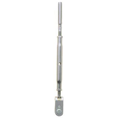 Johnson Marine Stainless Steel Tubular Turnbuckles - Jaw and Swage 1/4 RH with T Toggle