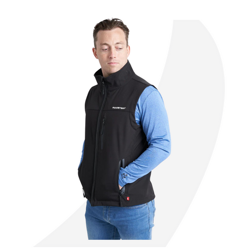 Rooster Soft Shell Gilet (Black, Blue)