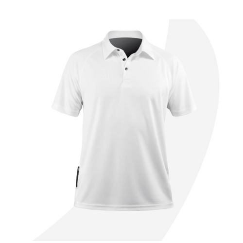 Mens Short Sleeve Zhikdry Polo White