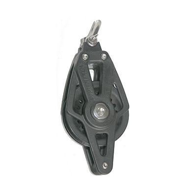 Nautos #92011 Organic line Single Swivel with Becket 57 mm she 並行輸入品 92011 Single Swivel with Becket , Black