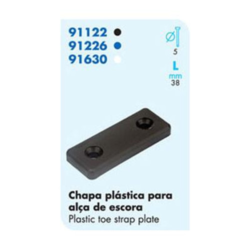 91122 Plastic Toe Strap Plate-4 Pieces Set
