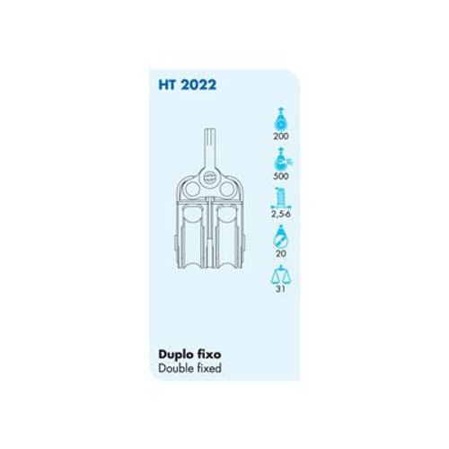 Double Fixed Head Block- HT2022 - Fixed Head
